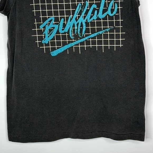 Vintage Devknit Black Buffalo Tank Top Size Medium 80s - Picture 3 of 9